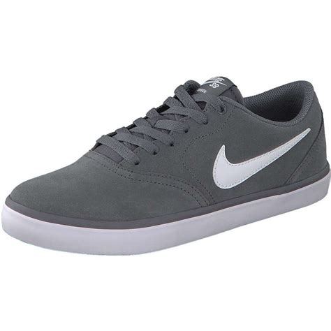 nike herren sb check solar skaterschuhe grau|(Nike) Sneaker SB CHECK SOLAR in grau.